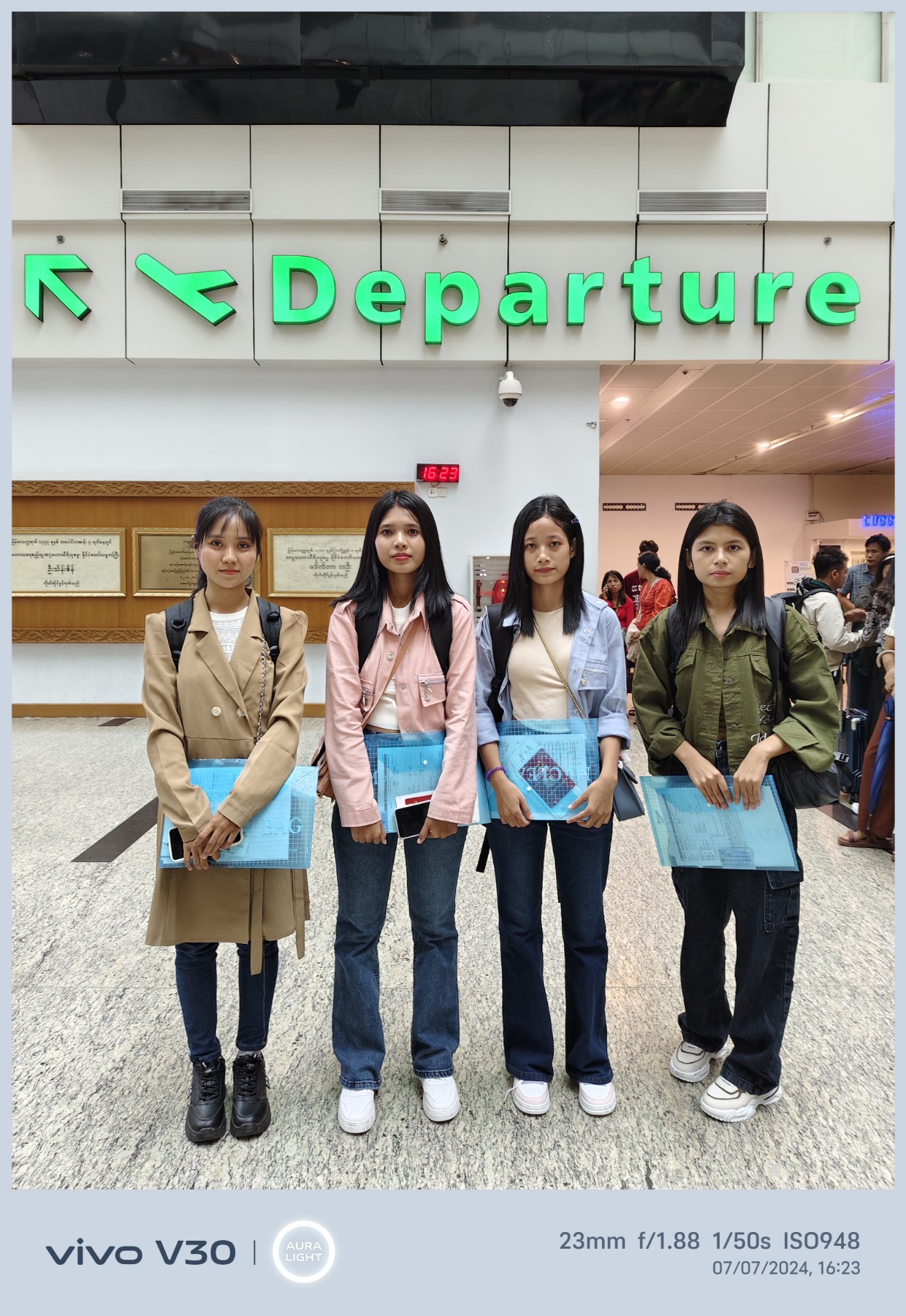 image of 技能実習生 4 名出国