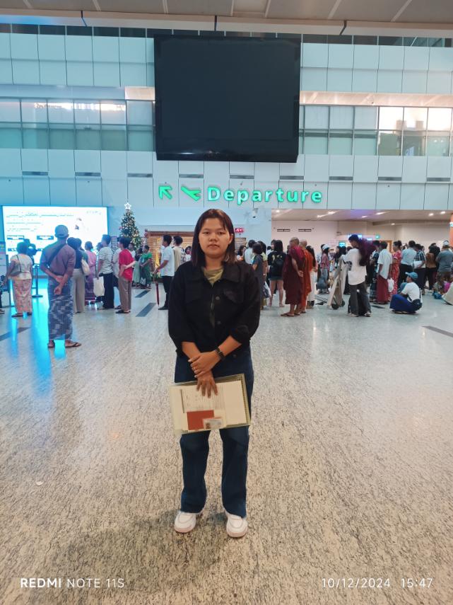 image of 特定技能 飲食製造 1 名出国