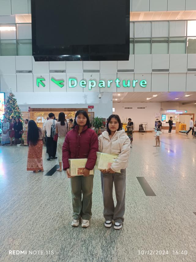 image of 技能実習生 2 名出国