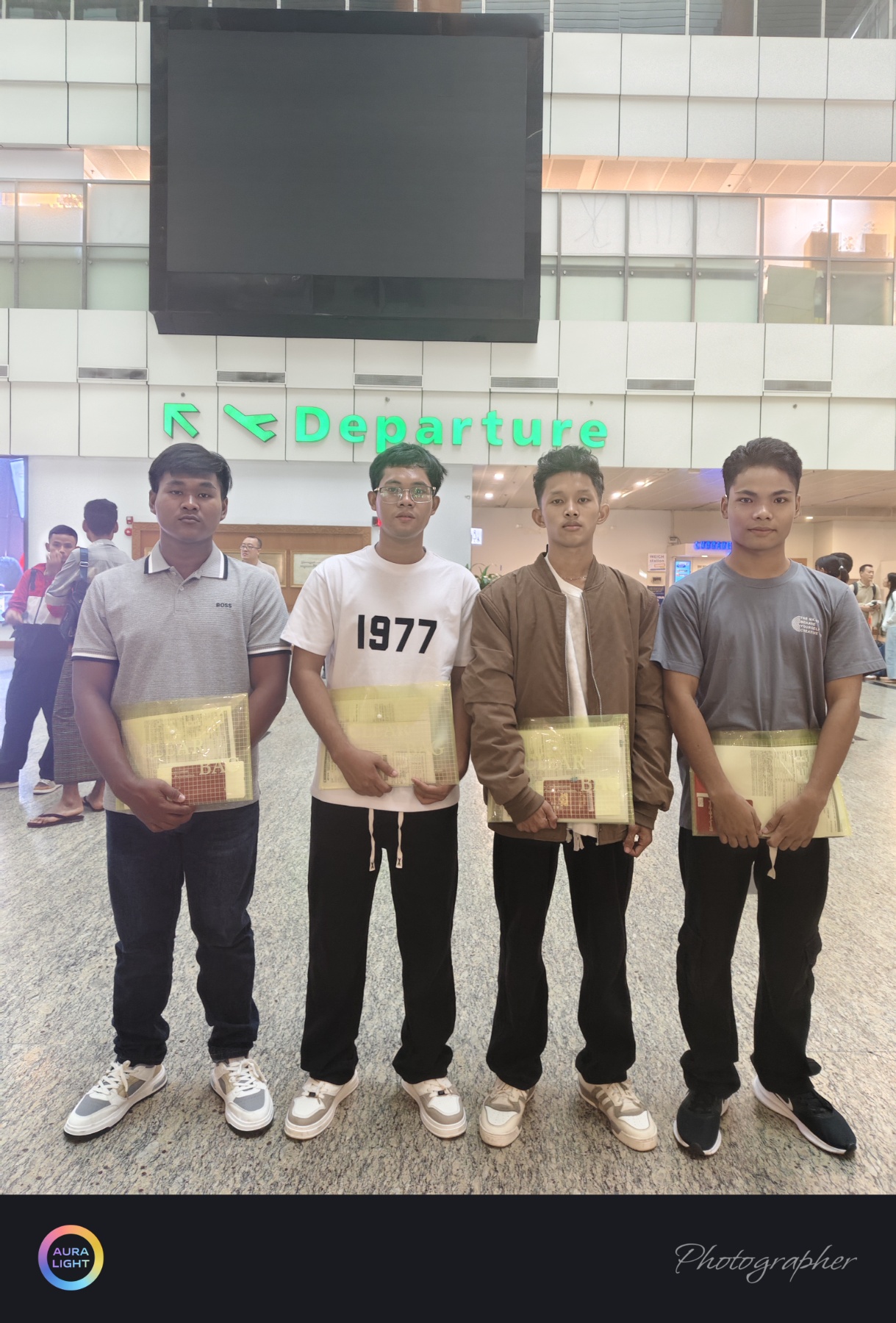 image of 技能実習生 4 名出国