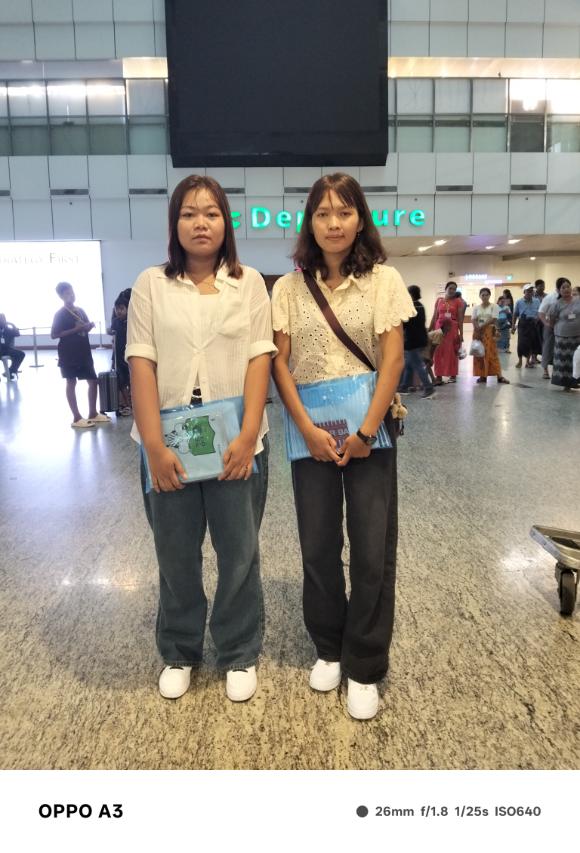 image of 技能実習生 2 名出国