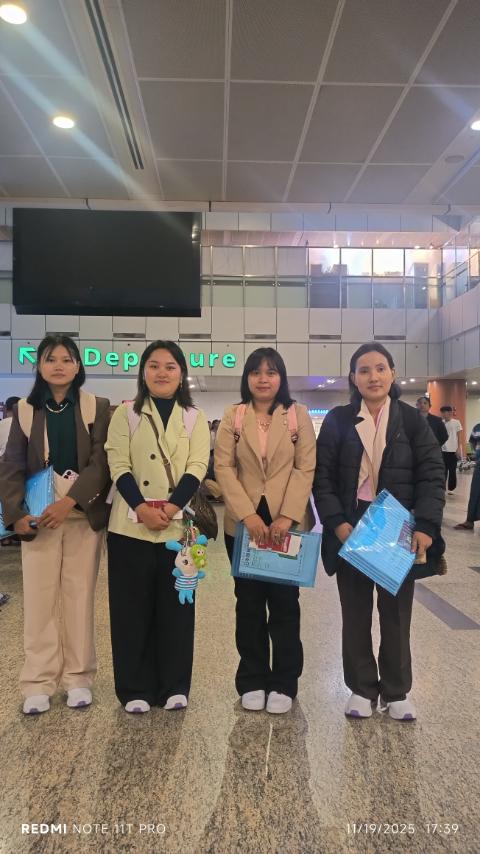 image of 技能実習生 4 名出国